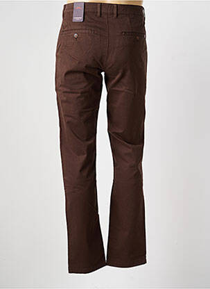 Pantalon chino stretch taille normale marron CAMBRIDGE homme