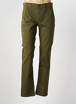 Pantalon chino stretch taille normale vert CAMBRIDGE homme