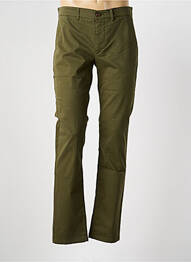 Pantalon chino stretch taille normale vert CAMBRIDGE homme