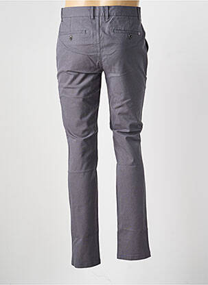 Pantalon chino tissage popeline taille normale gris CAMBRIDGE homme