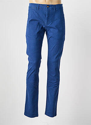 Pantalon chino stretch taille normale bleu CAMBRIDGE homme