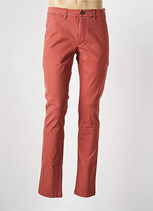 Pantalon chino stretch taille normale orange CAMBRIDGE homme