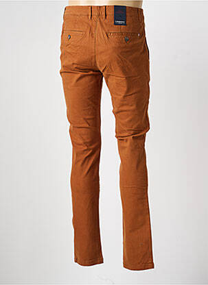 Pantalon chino tissage popeline taille normale jaune CAMBRIDGE homme