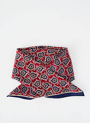 Foulard tissage popeline rouge JULIE GUERLANDE femme