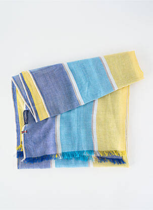 Foulard tissage popeline bleu CAMBRIDGE homme