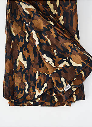 Foulard légère et transparente marron JULIE GUERLANDE femme