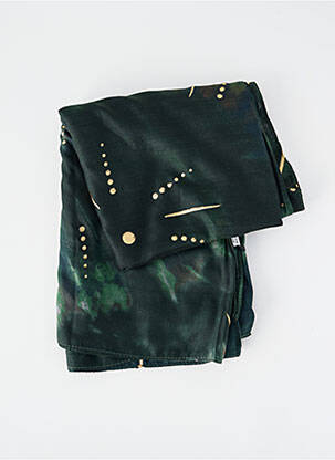 Foulard légère et transparente vert JULIE GUERLANDE femme