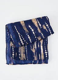 Foulard légère et transparente bleu C'EST BEAU LA VIE femme