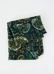 Foulard légère et transparente vert C'EST BEAU LA VIE femme