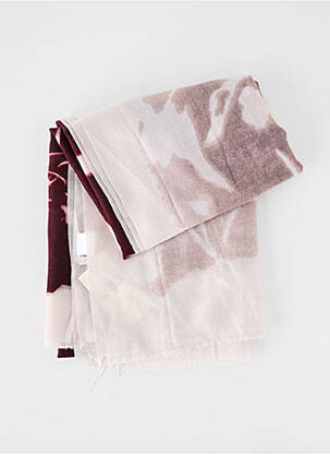 Foulard tissage popeline violet C'EST BEAU LA VIE femme