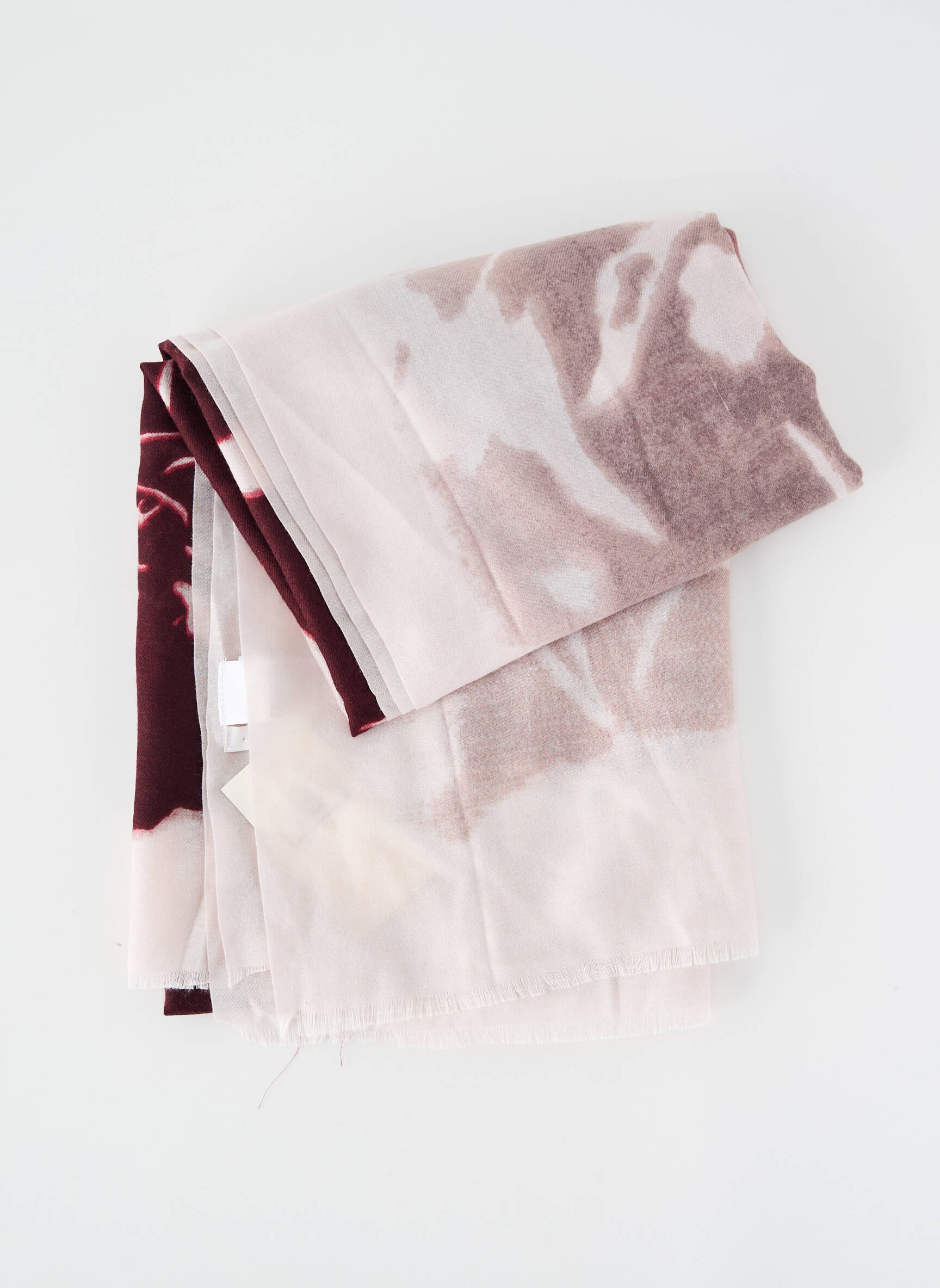 Foulard tissage popeline violet C'EST BEAU LA VIE femme