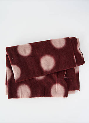 Echarpe tissage peau de pêche marron JULIE GUERLANDE femme