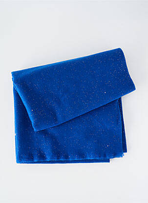 Echarpe maille fine bleu JULIE GUERLANDE femme