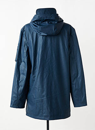 Imperméable fermeture zippée sur le devant a capuche bleu BOMBERS femme