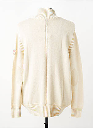 Pull manches longues manches longues beige TIMEZONE homme