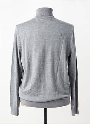 Pull col roulé manches longues manches longues gris KRONSTADT homme