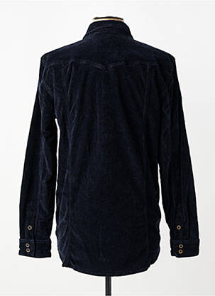 Chemise manches longues coupe droite bleu PULL IN homme