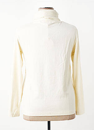 Pull col roulé coupe cintrée manches longues beige CMP femme