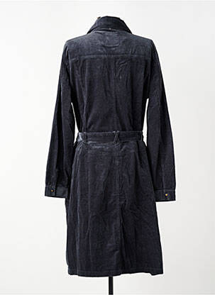 Robe mi-longue manches longues manches longues bleu TIMEZONE femme