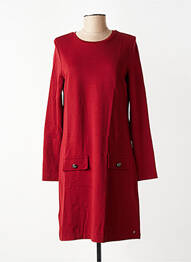Robe courte manches longues manches longues rouge SURKANA femme