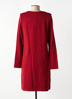 Robe courte manches longues manches longues rouge SURKANA femme