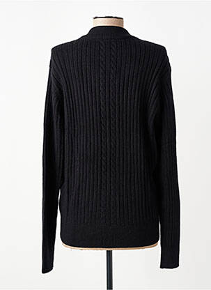 Pull stretch manches longues noir SUN VALLEY femme