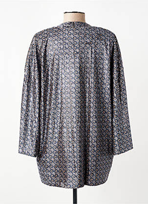 Veste chic col v gris SURKANA femme
