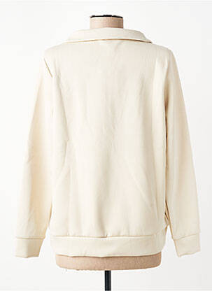 Sweat-shirt stretch manches longues beige SUN VALLEY femme
