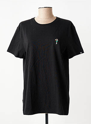 T-shirt stretch manches courtes noir RAGWEAR femme