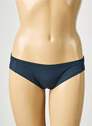 Tanga stretch bleu SUPER.NATURAL femme