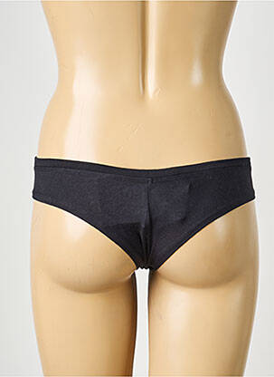 Tanga stretch noir SUPER.NATURAL femme