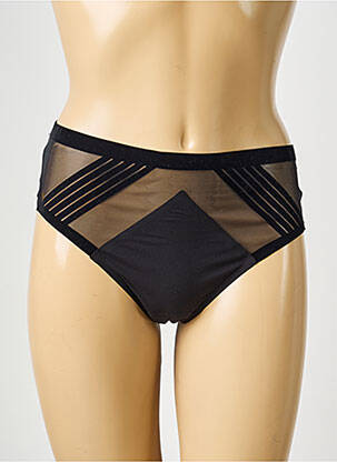 Tanga stretch noir HASTKO femme