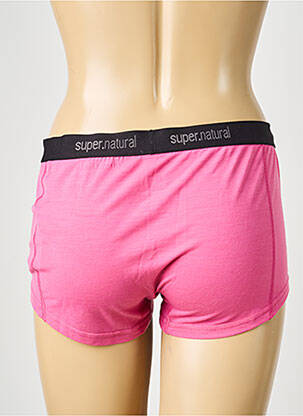 Shorty stretch rose fonce SUPER.NATURAL femme