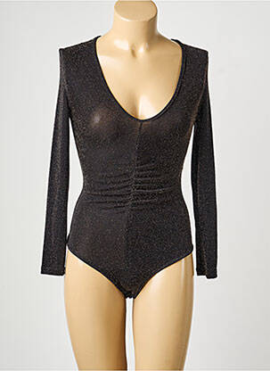 Body stretch manches longues noir PLEASE femme