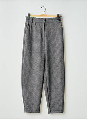 Pantalon droit stretch taille normale gris PLEASE femme