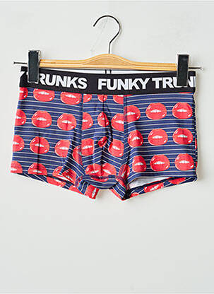 Boxer imprimé fantaisie bleu FUNKY TRUNKS homme