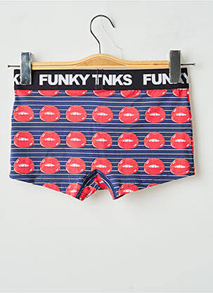 Boxer imprimé fantaisie bleu FUNKY TRUNKS homme