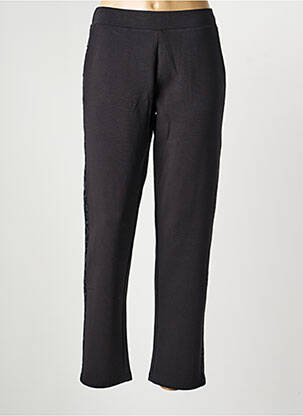 Pantalon droit stretch taille normale noir SUN VALLEY femme