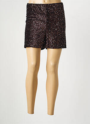Short taille normale taille normale marron LOKITA femme