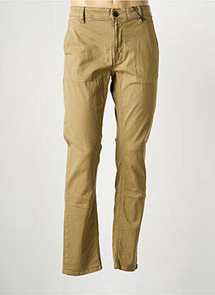 Pantalon chino stretch taille normale beige PULL IN homme
