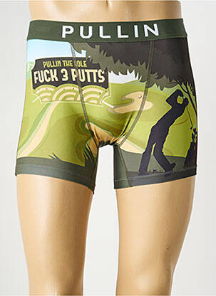 Boxer imprimé fantaisie vert PULL IN homme