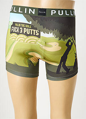 Boxer imprimé fantaisie vert PULL IN homme