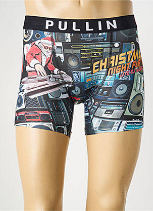 Boxer imprimé fantaisie noir PULL IN homme