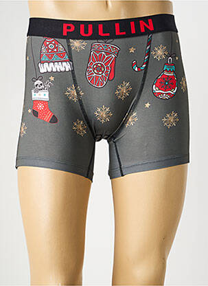 Boxer imprimé fantaisie vert PULL IN homme