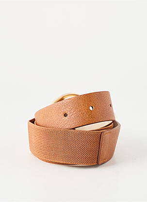 Ceinture coutures renforcées marron JULIE GUERLANDE femme
