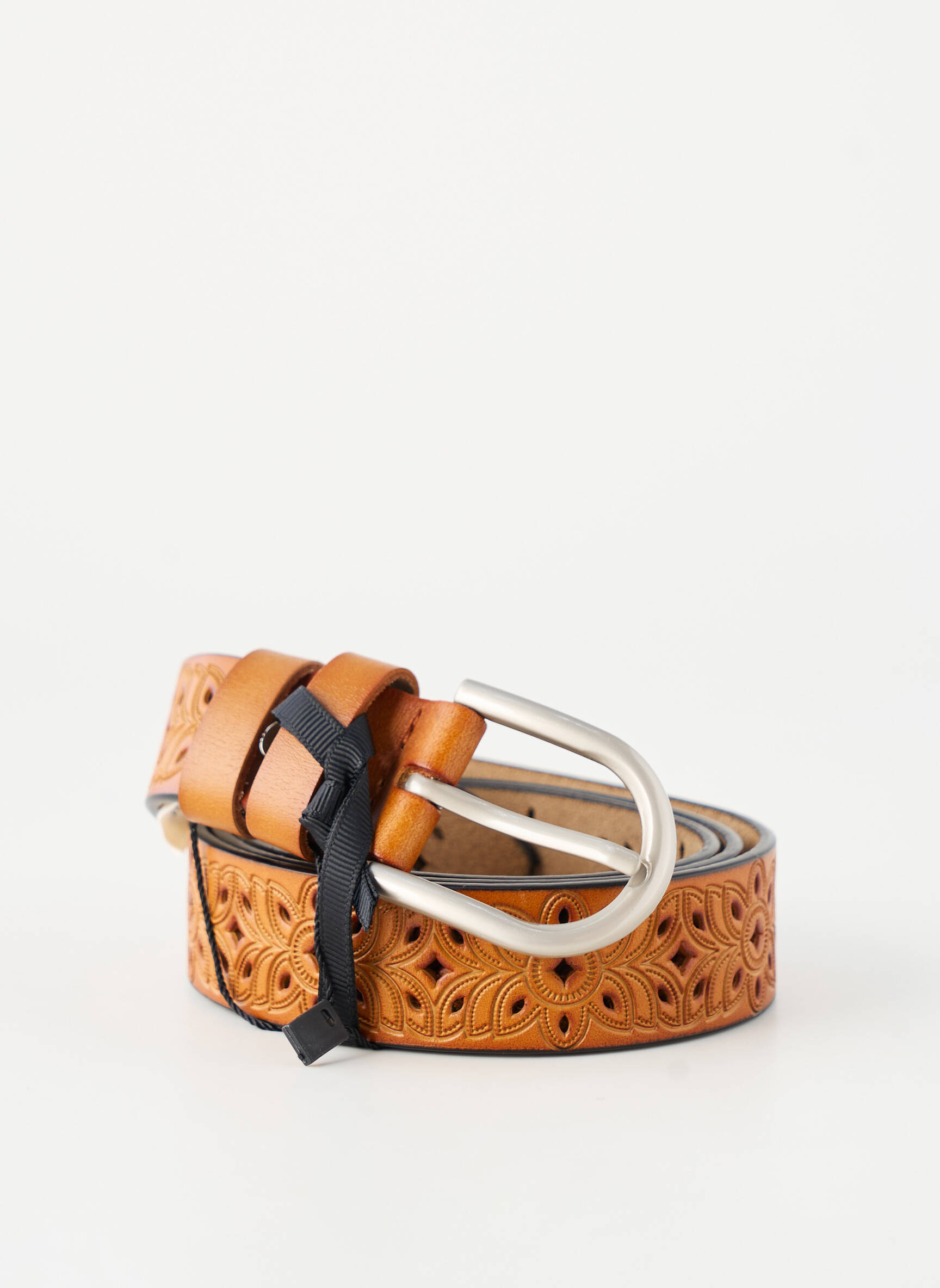 Ceinture coutures renforcées marron JULIE GUERLANDE femme