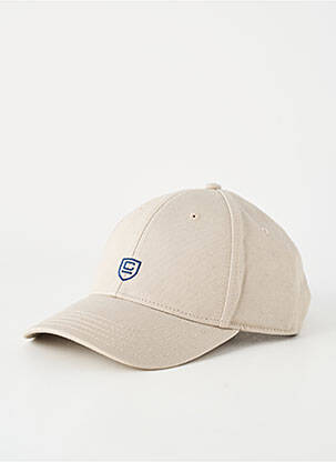 Casquette visière souple beige CAMBRIDGE homme