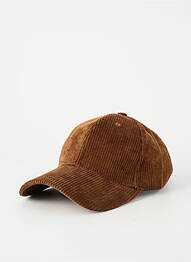 Casquette visière souple marron CAMBRIDGE homme