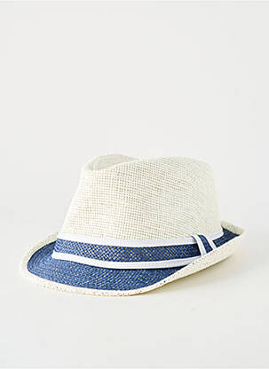 Chapeau forme chapeau paille bleu CAMBRIDGE femme
