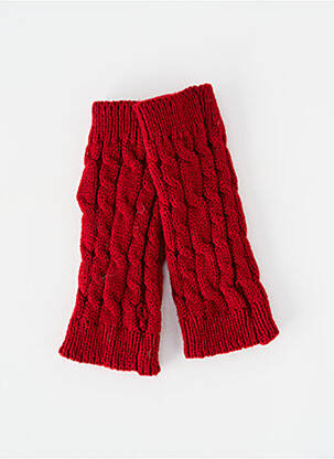 Mitaines stretch rouge C'EST BEAU LA VIE femme